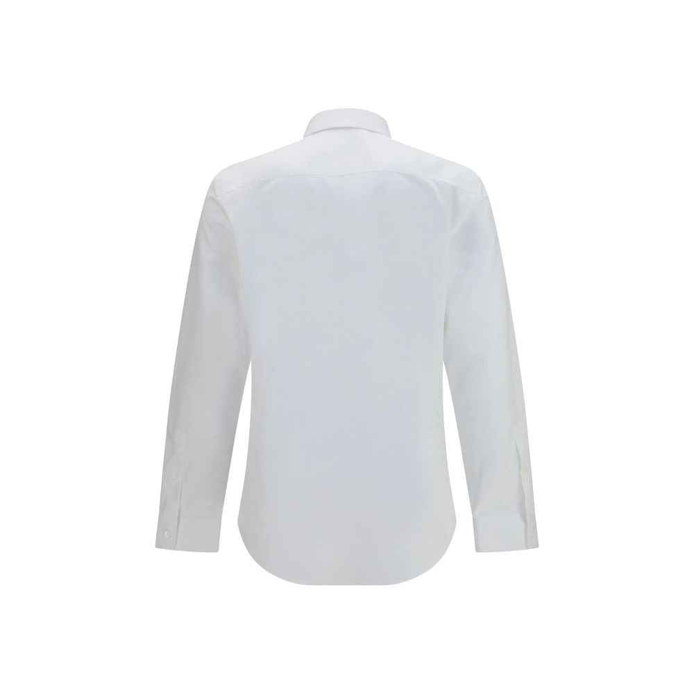 Burberry White Cotton Dress Shirt