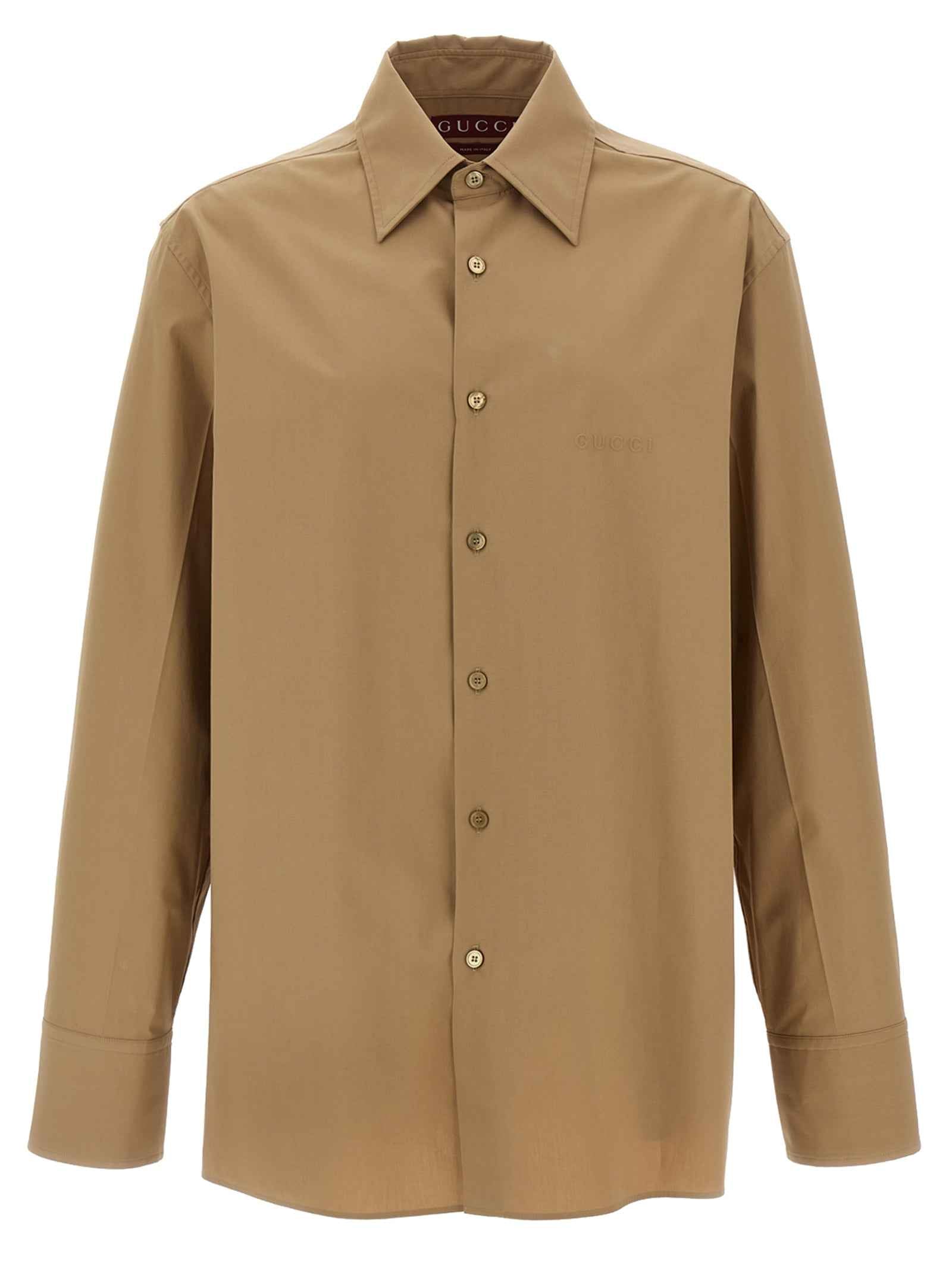 Gucci Beige Cotton Blouse