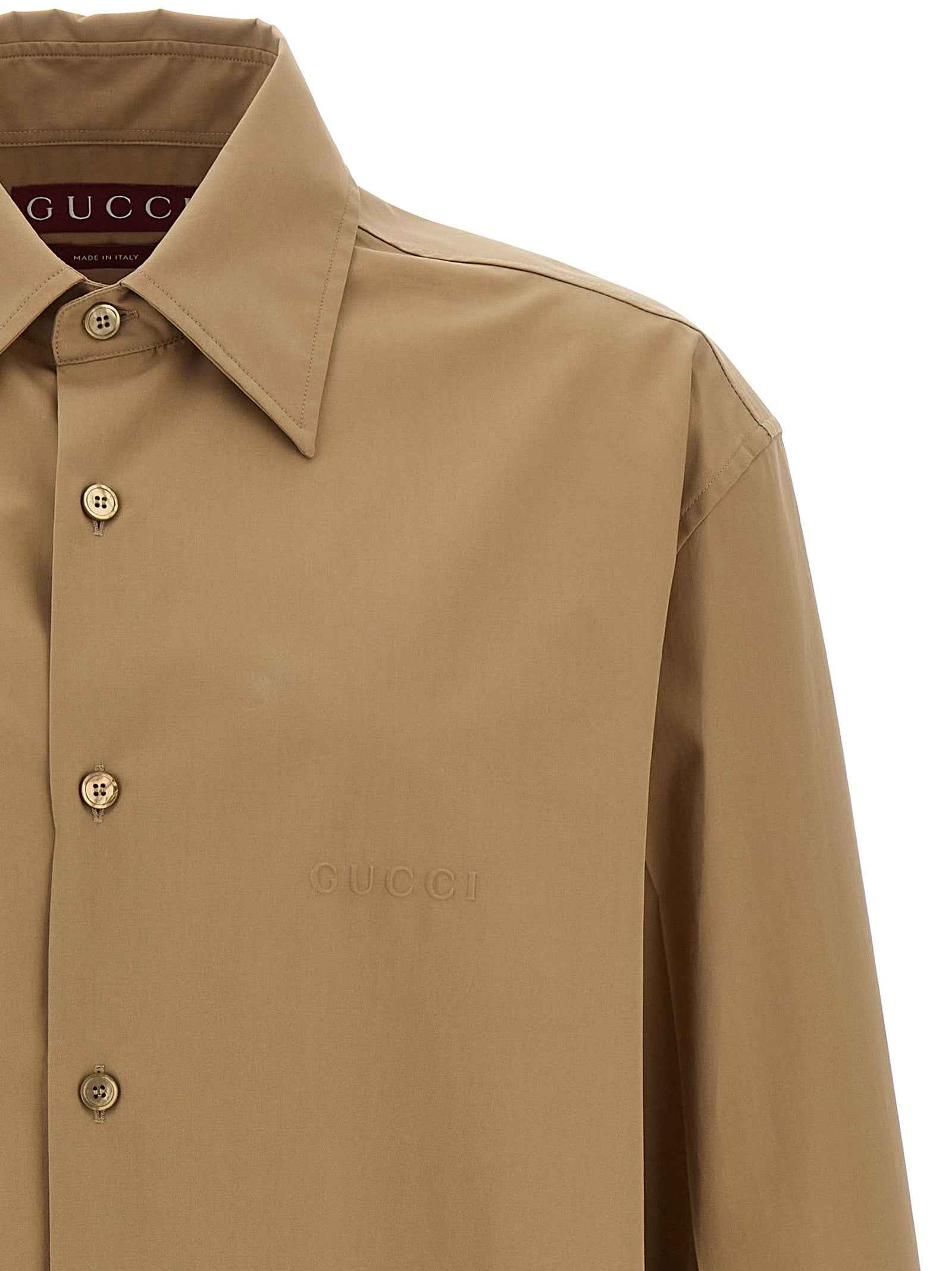 Gucci Beige Cotton Blouse