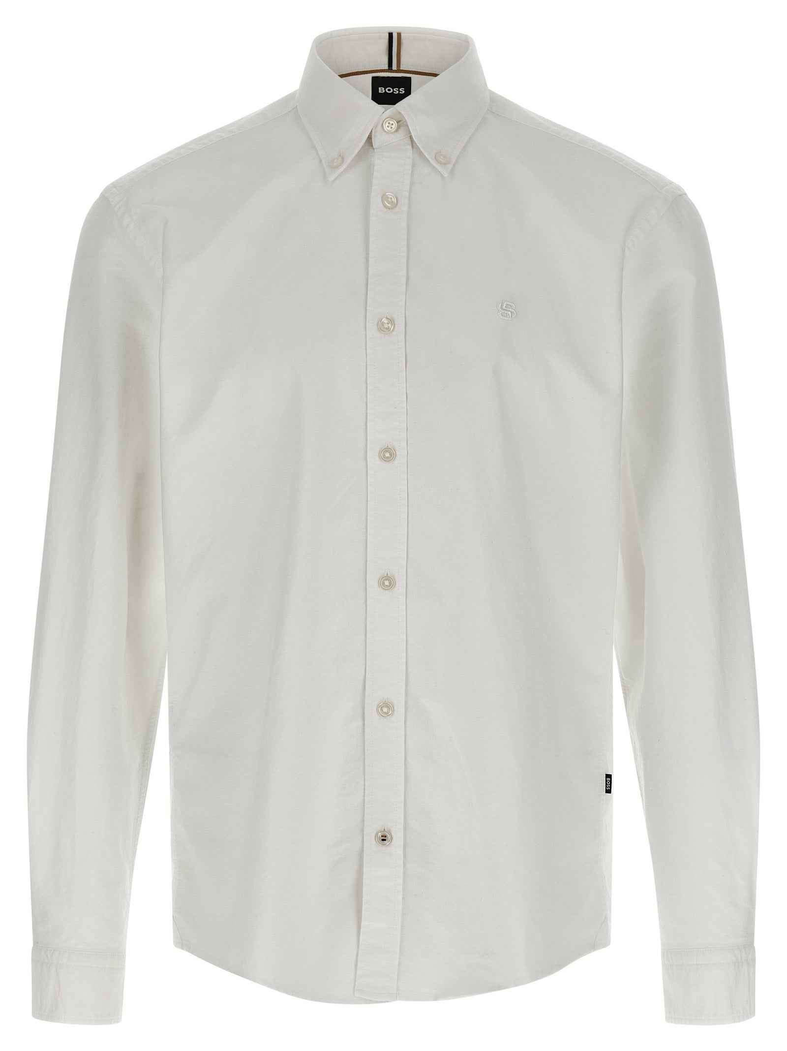 Hugo Boss White Cotton Blouse