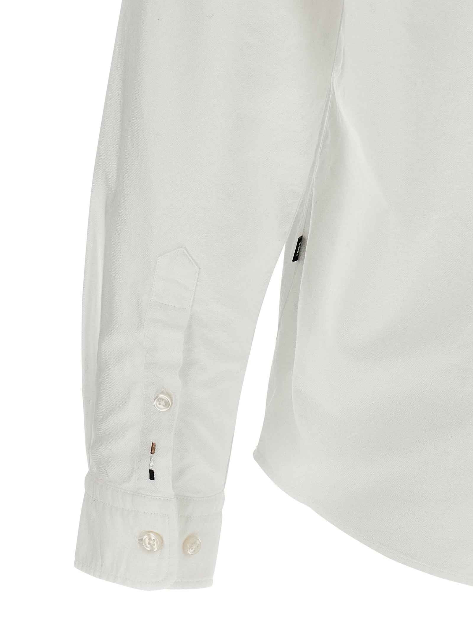 Hugo Boss White Cotton Blouse