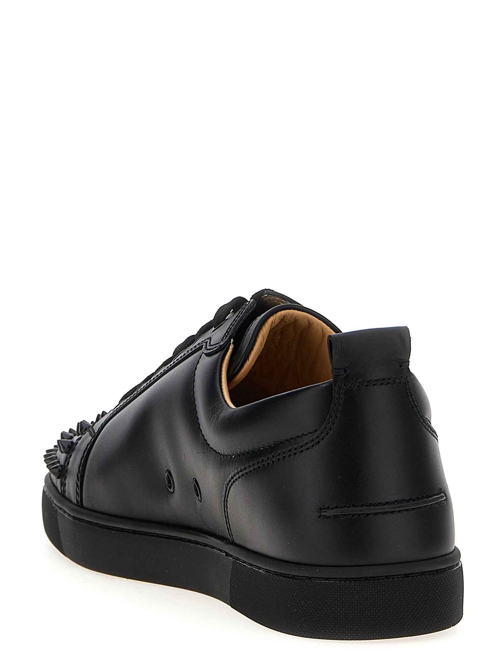 Christian Louboutin Black Calfskin Low Top Sneakers