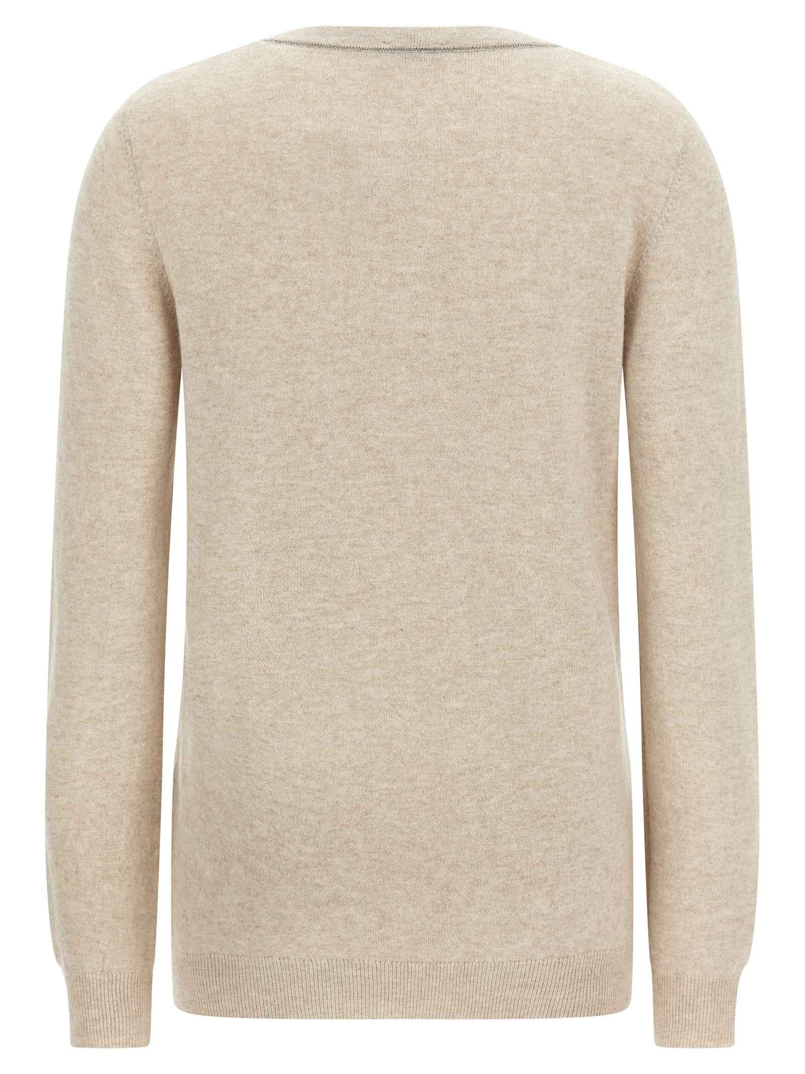 Brunello Cucinelli Beige Cashmere Cardigan