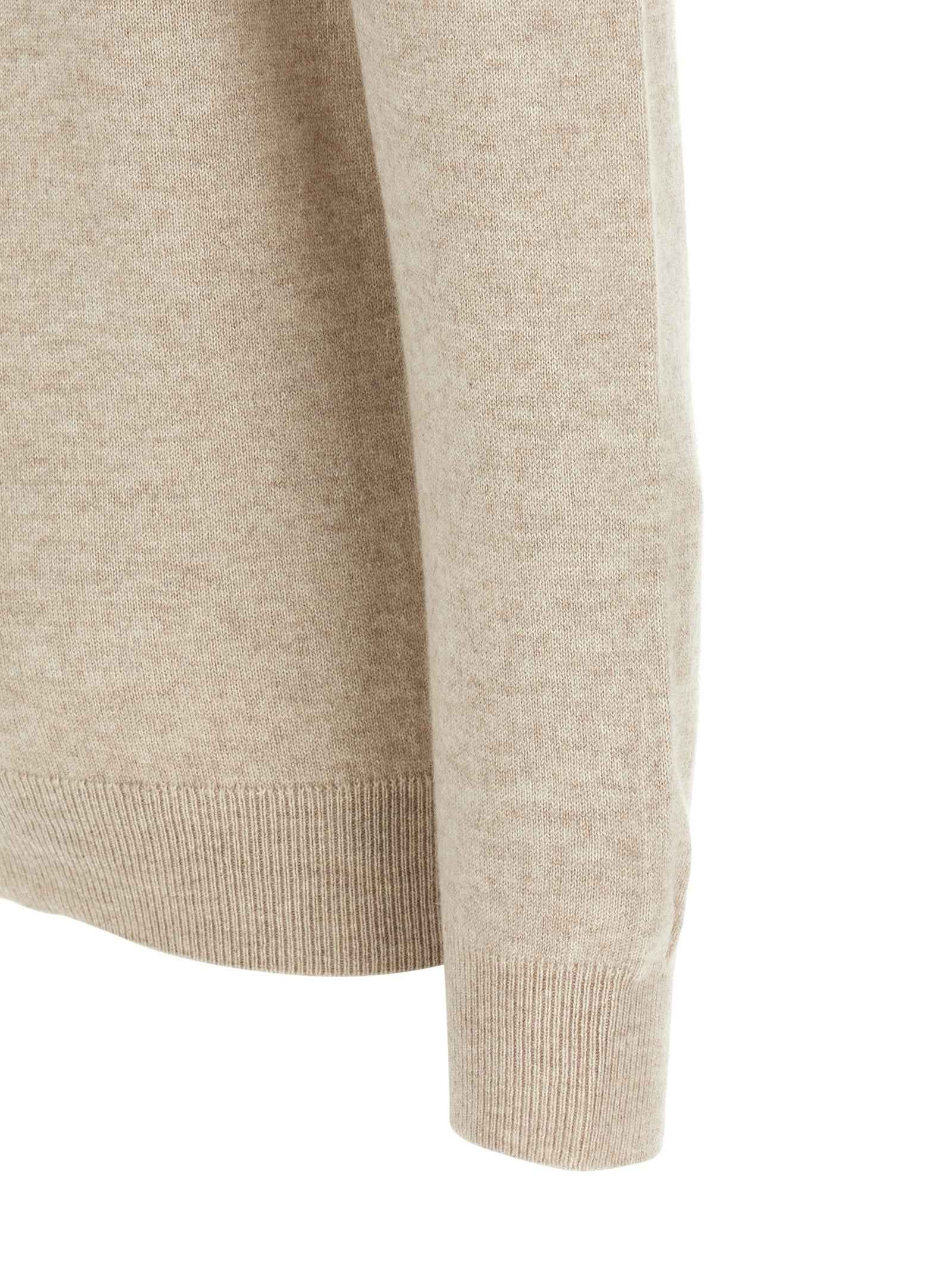 Brunello Cucinelli Beige Cashmere Cardigan