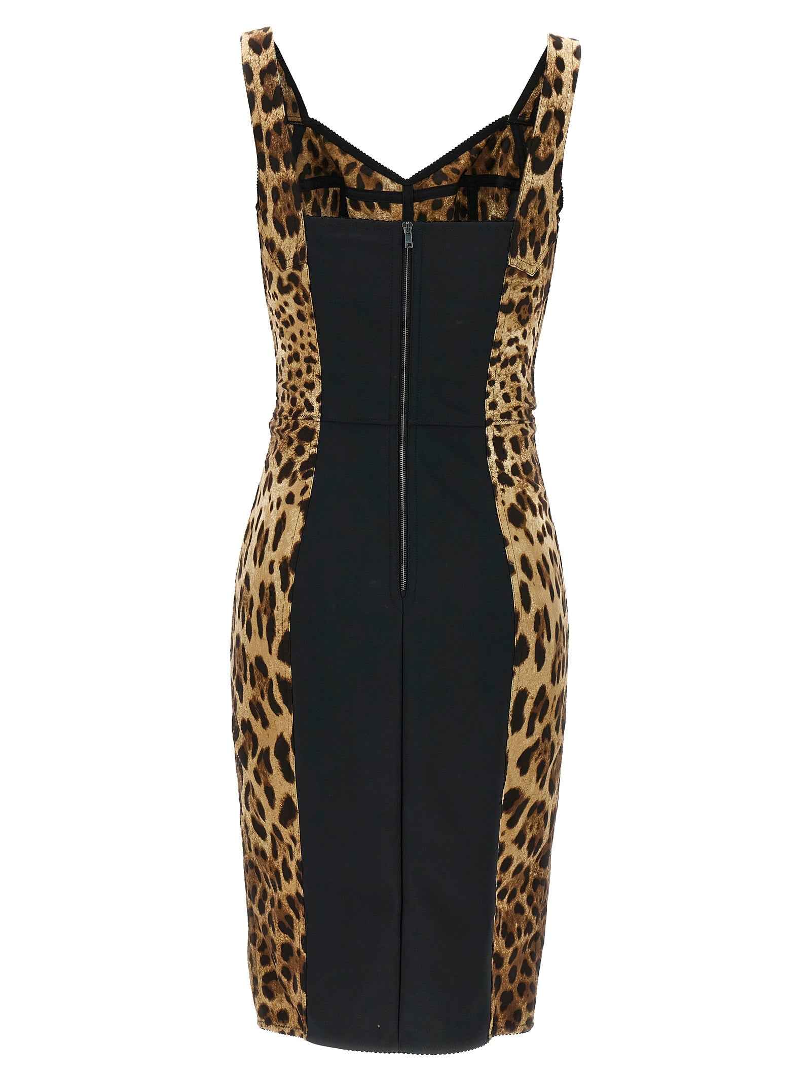 Dolce & Gabbana Multicolor Silk Cocktail Dress