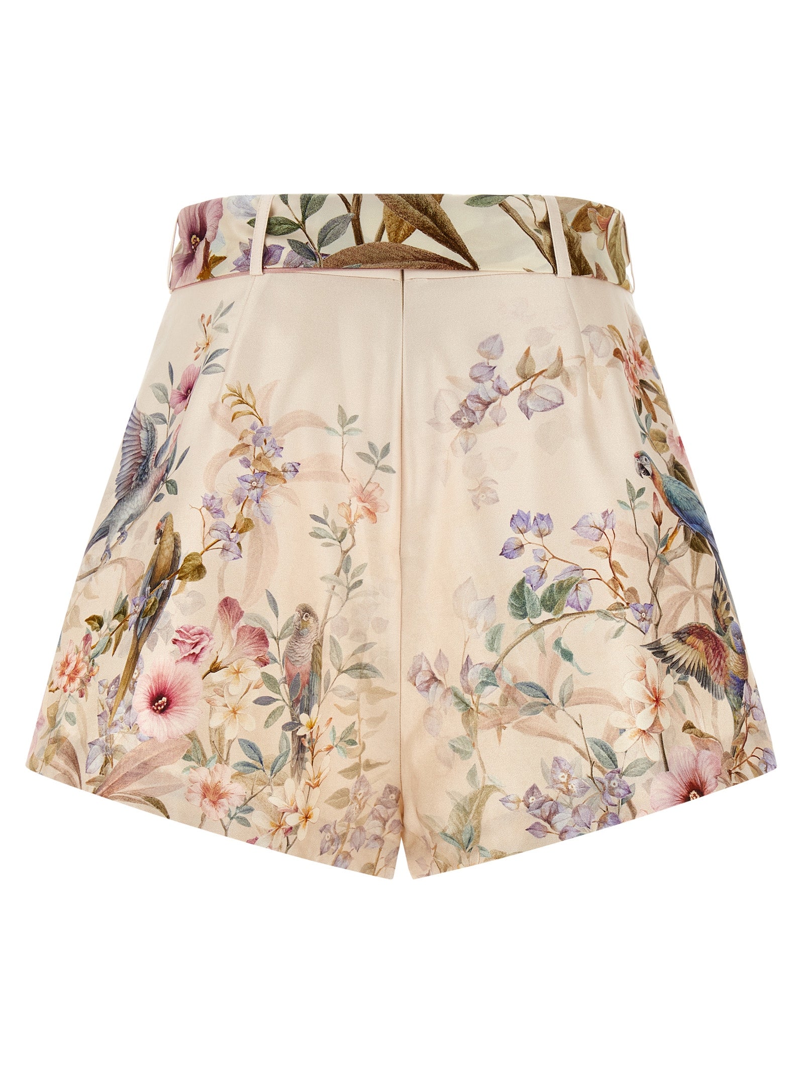 Zimmermann Multicolor Silk Bermuda Shorts