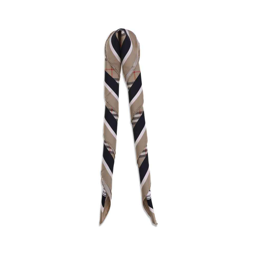 Burberry Beige Silk Scarf