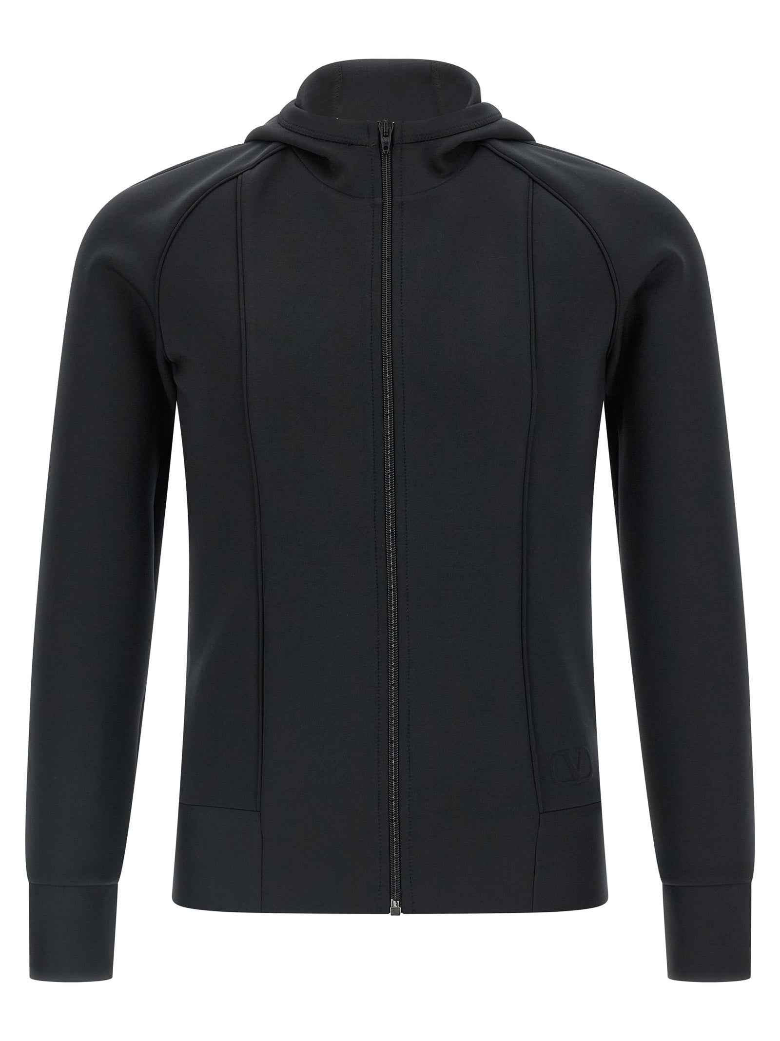 Valentino Garavani Black Polyester Sweatshirt