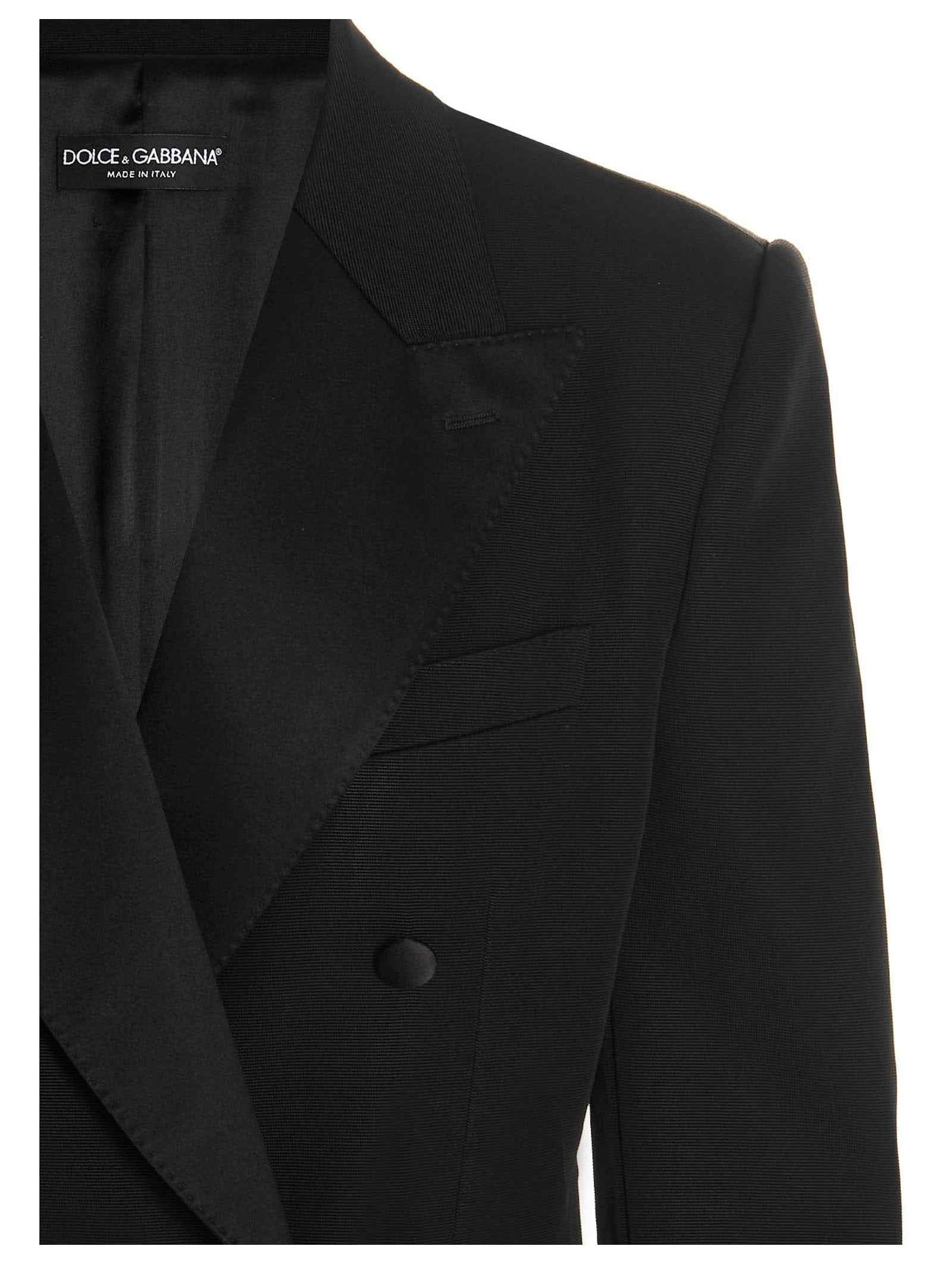 Dolce & Gabbana Black Acetate Blazer
