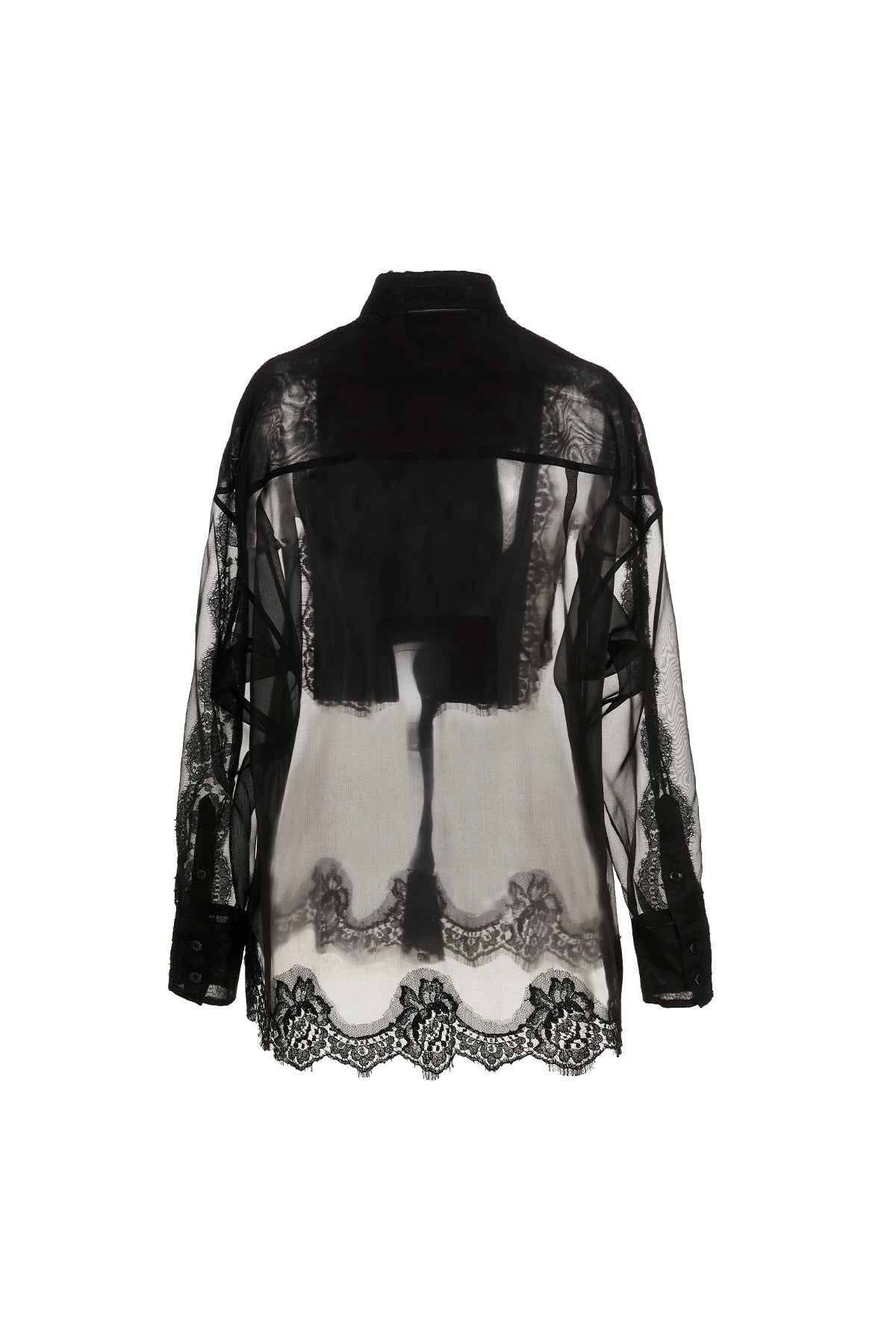Dolce & Gabbana Black Silk Blouse