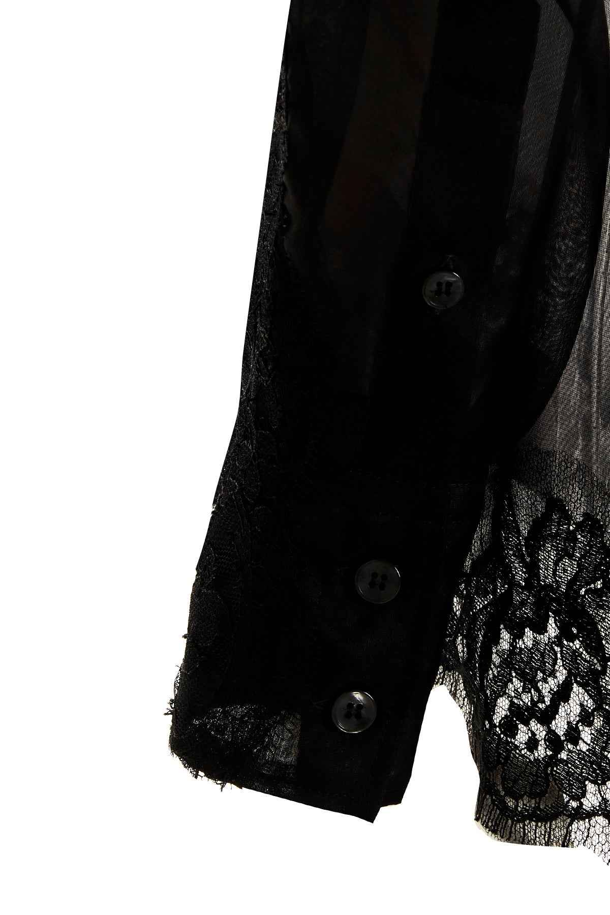 Dolce & Gabbana Black Silk Blouse
