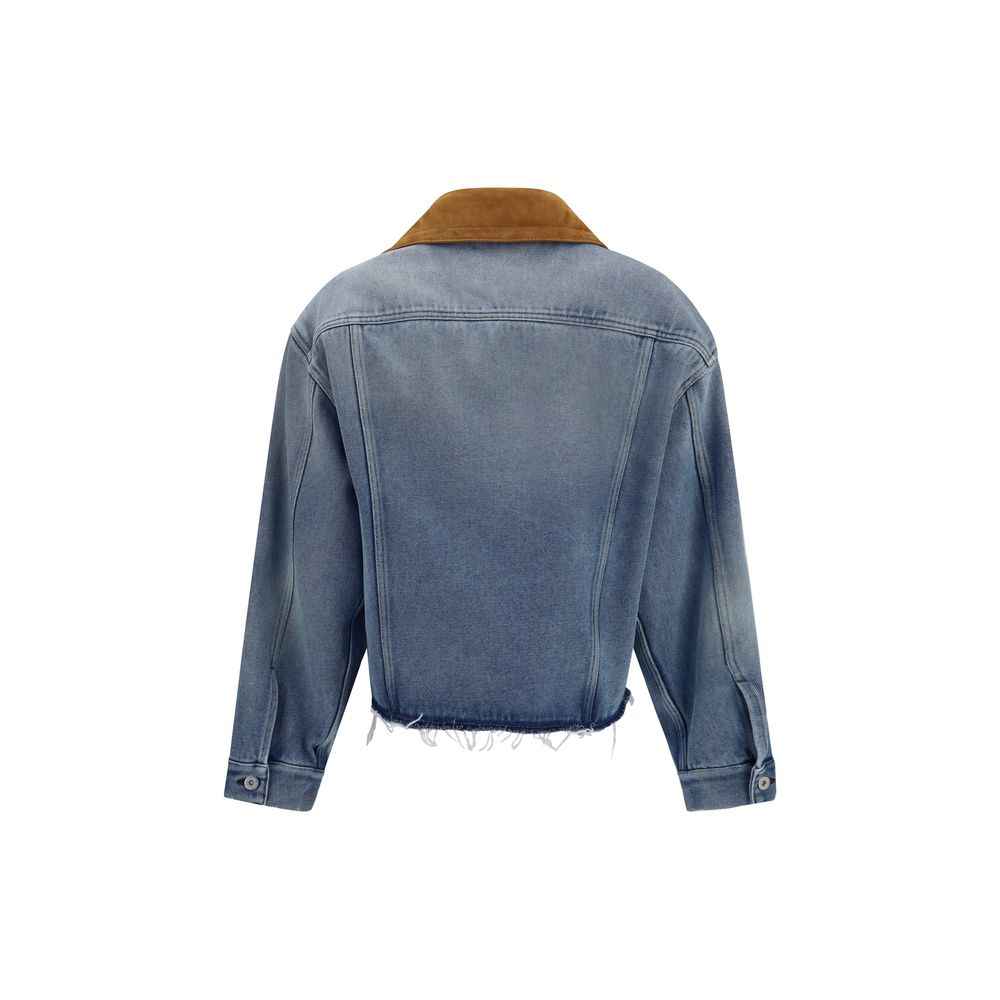 Miu Miu Blue Cotton Denim Jacket