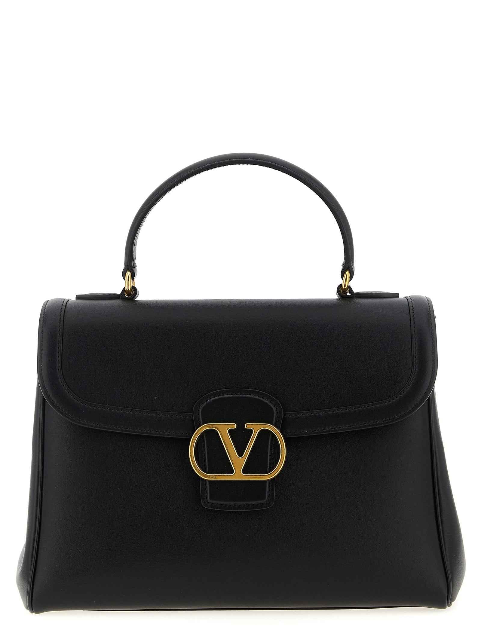 Valentino Garavani Black Calfskin Handbag