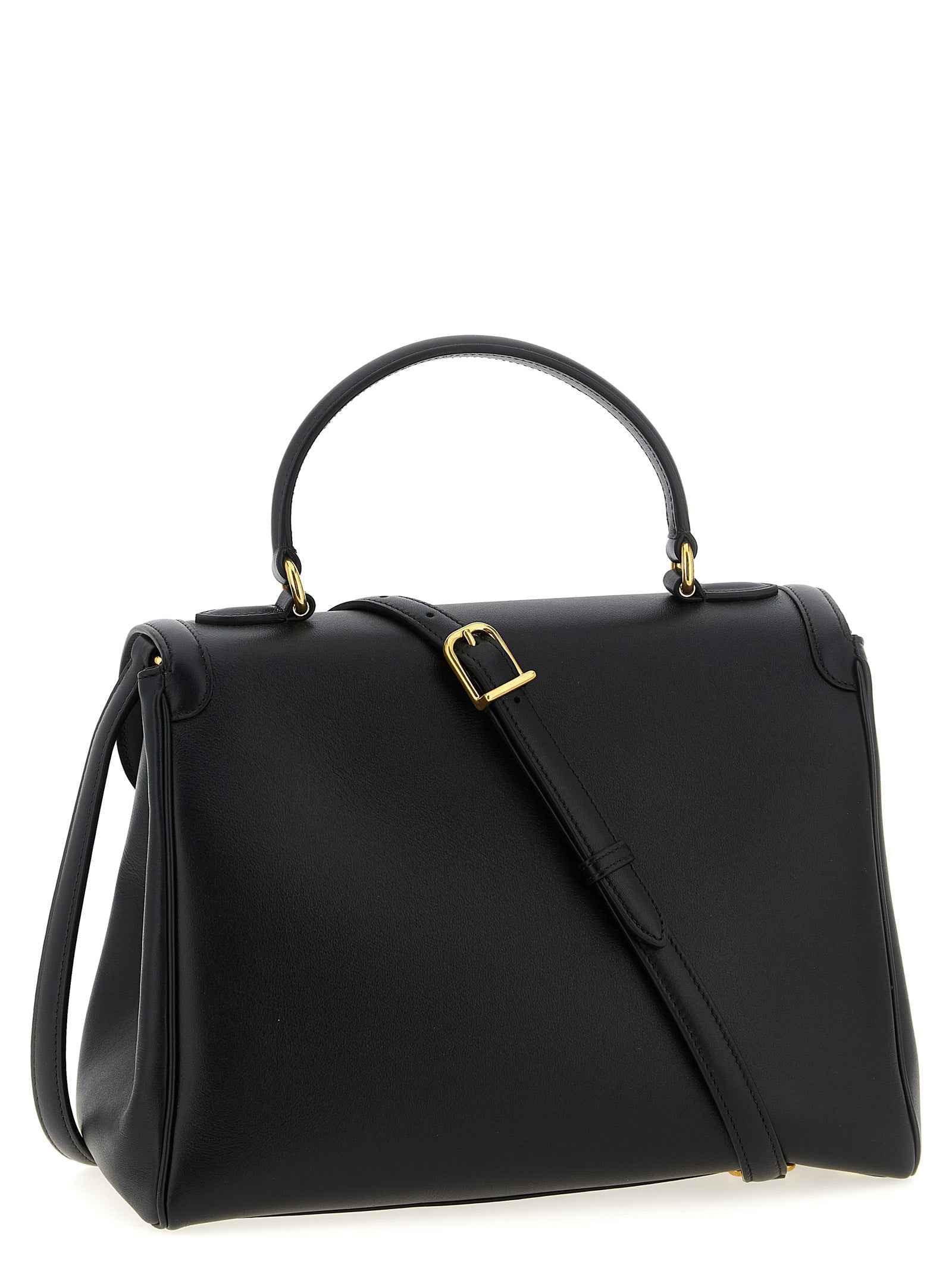 Valentino Garavani Black Calfskin Handbag