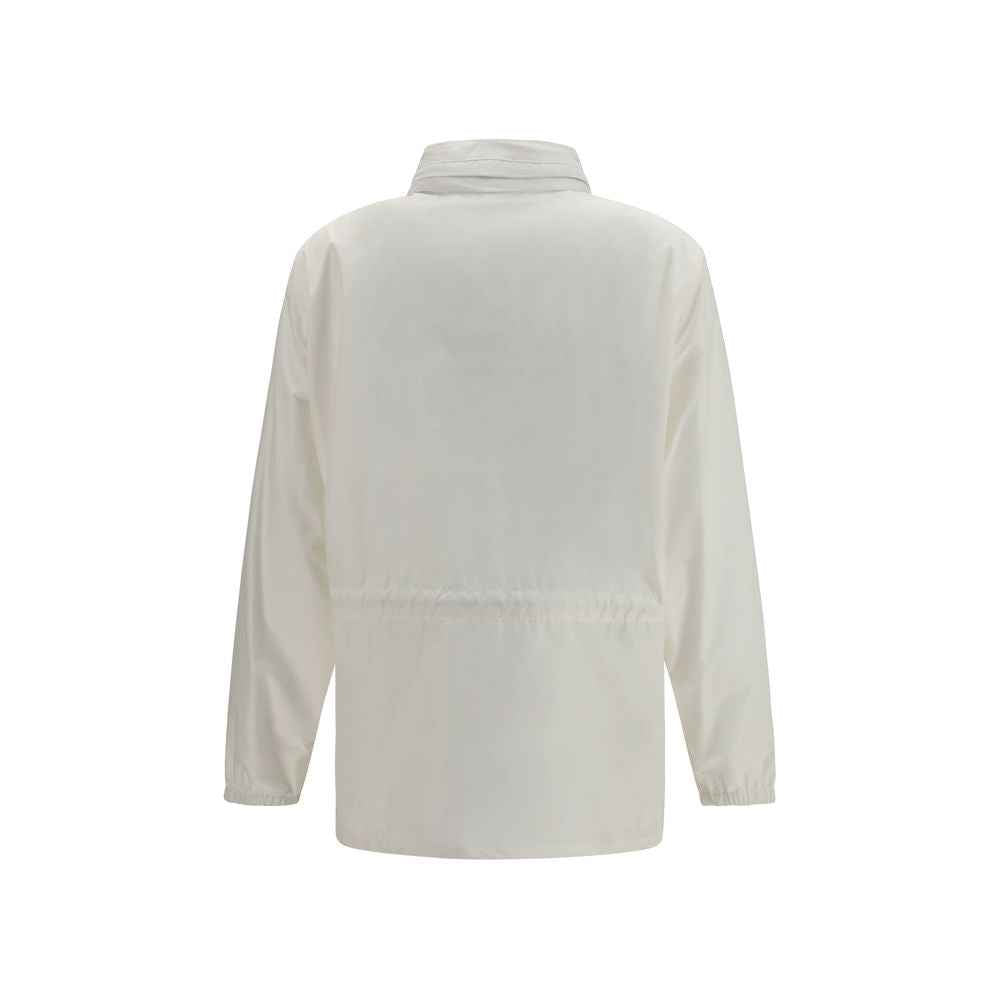 Burberry White Polyamide Shell Jacket