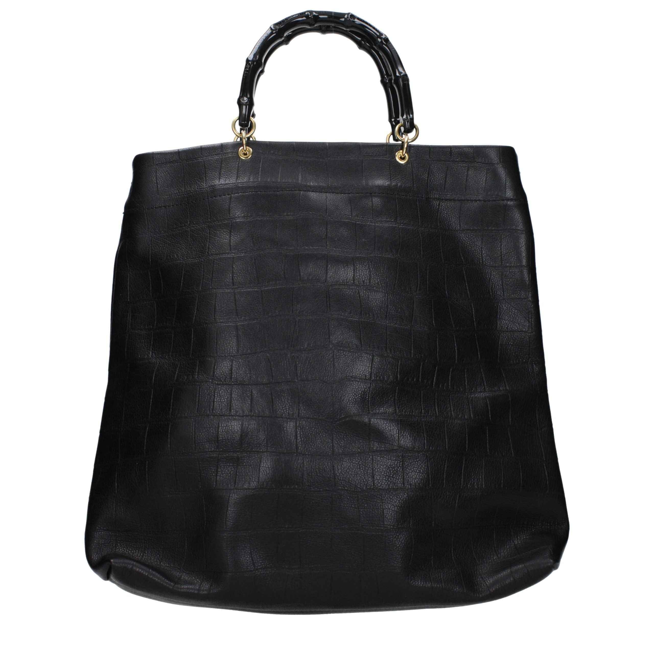 Jil Sander Black Leather Handbag