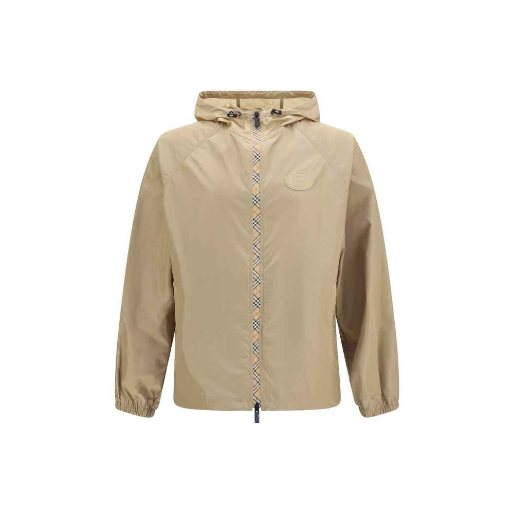 Burberry Beige Nylon Shell Jacket