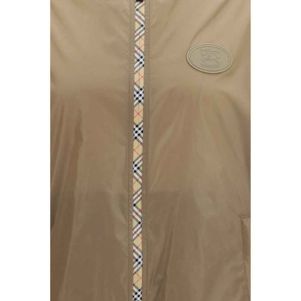 Burberry Brown Nylon Shell Jacket