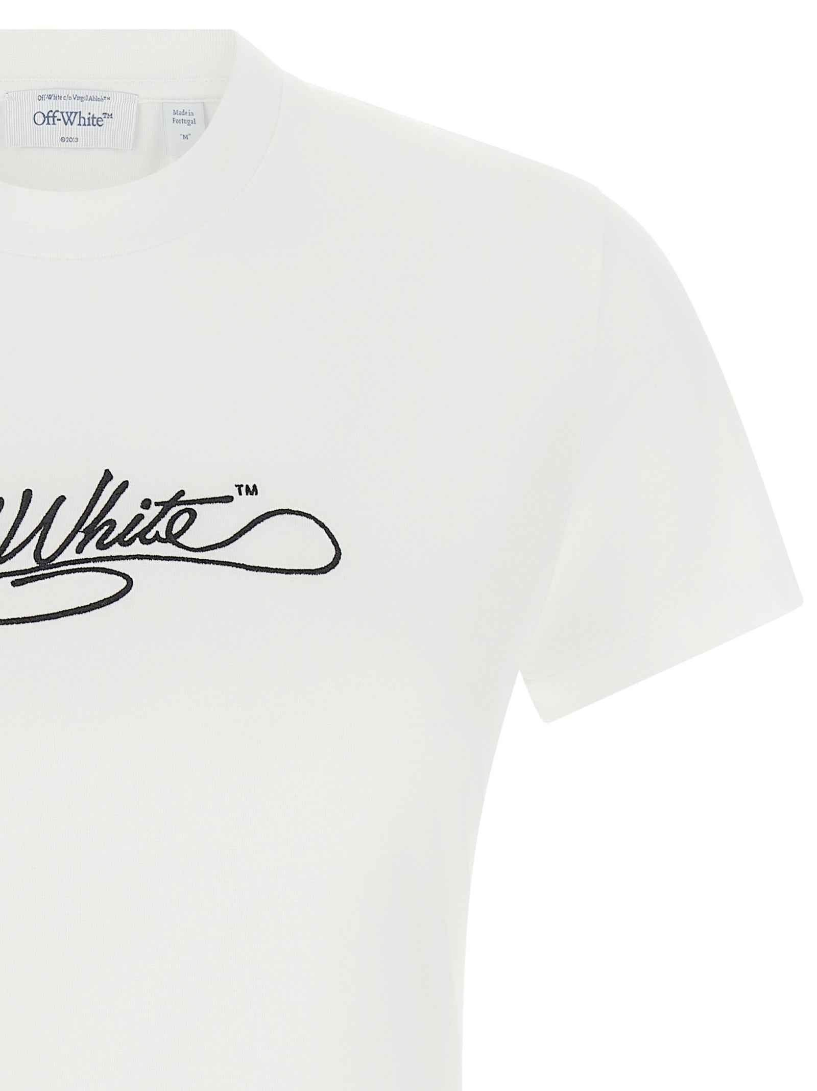 Off-White White Cotton T-Shirt