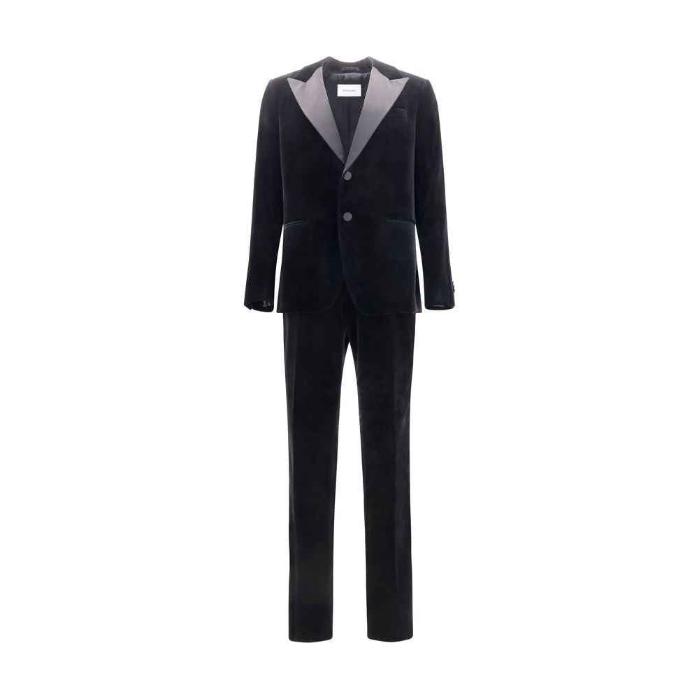 Ferragamo Black Cotton Tuxedo