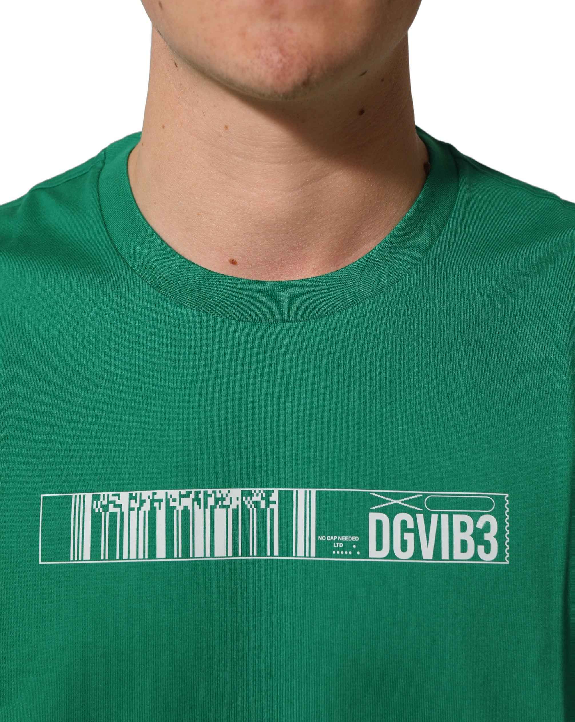 Dolce & Gabbana Green Cotton DGVIB3 Print Crew Neck T-shirt