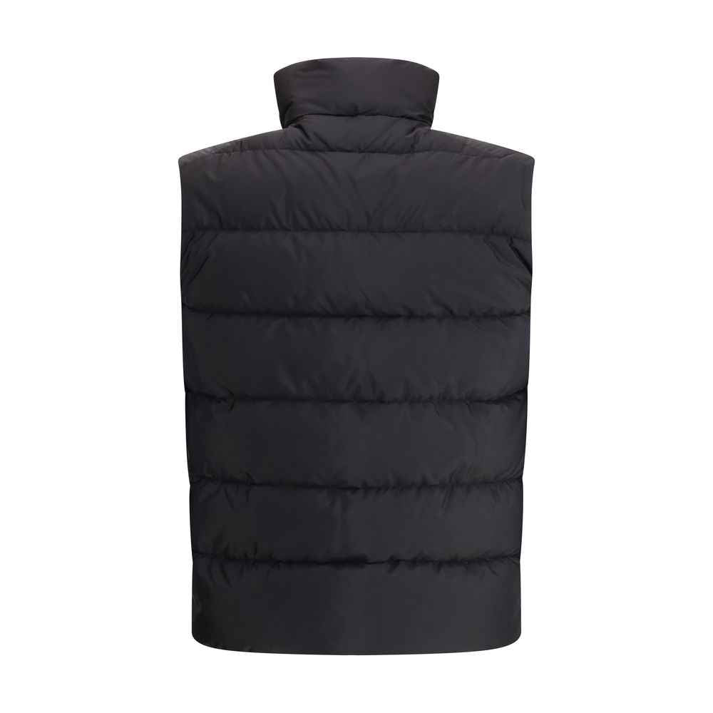 Prada Black Recycled Polyamide Sleeveless Jacket