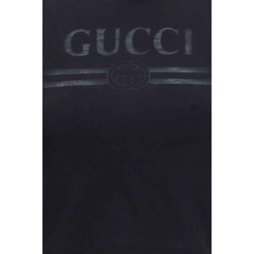 Gucci Black Cotton T-Shirt