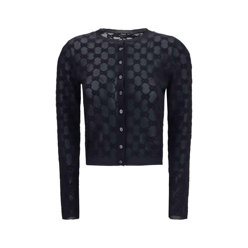 Gucci Black Viscose Cardigan