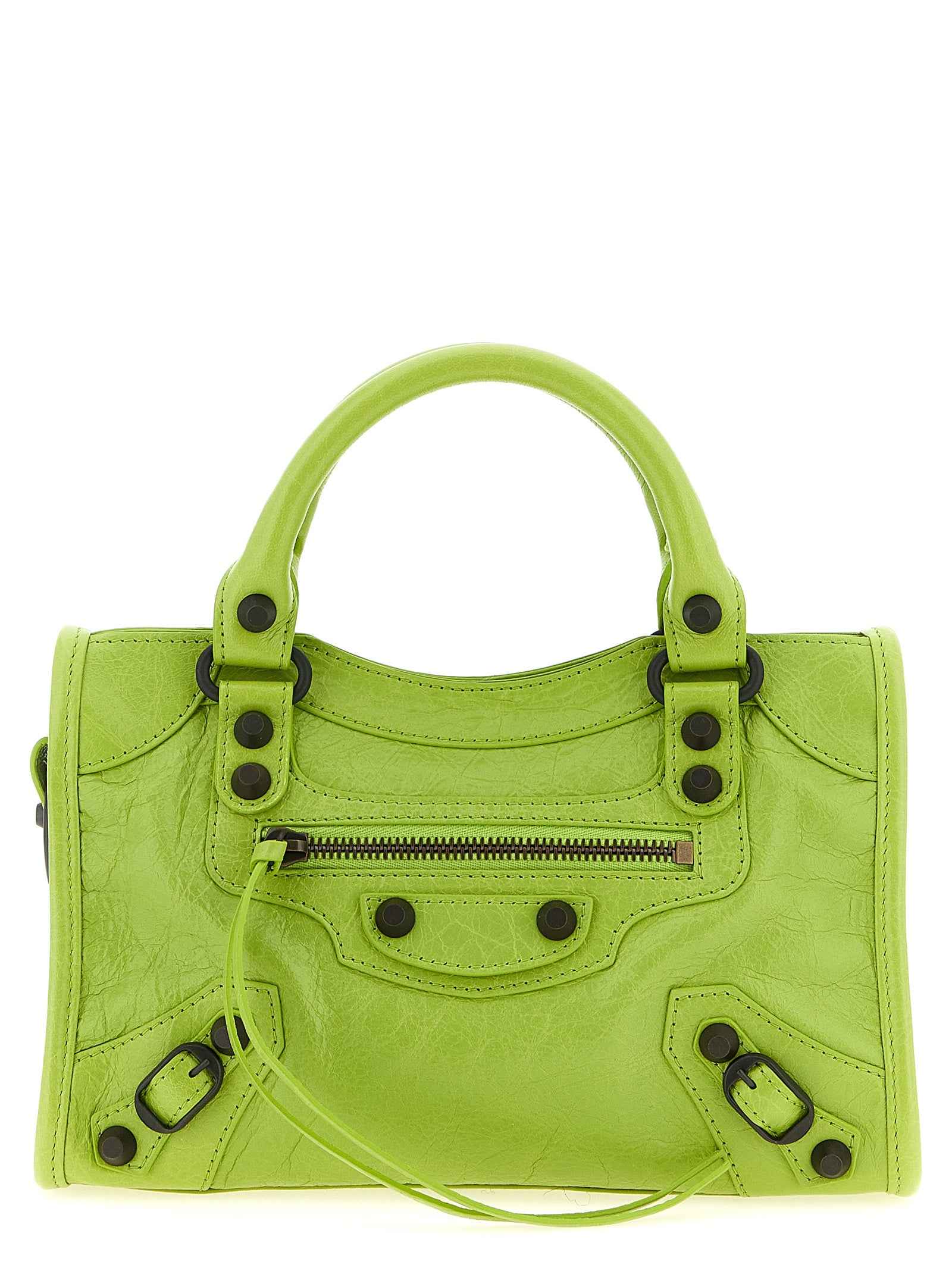 Balenciaga Bicolor Lamb Leather Handbag