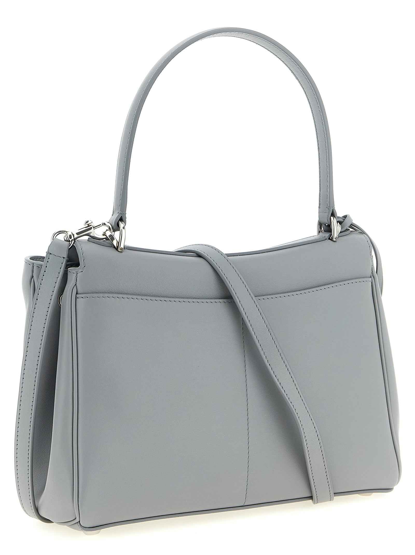 Balenciaga Gray Calfskin Handbag