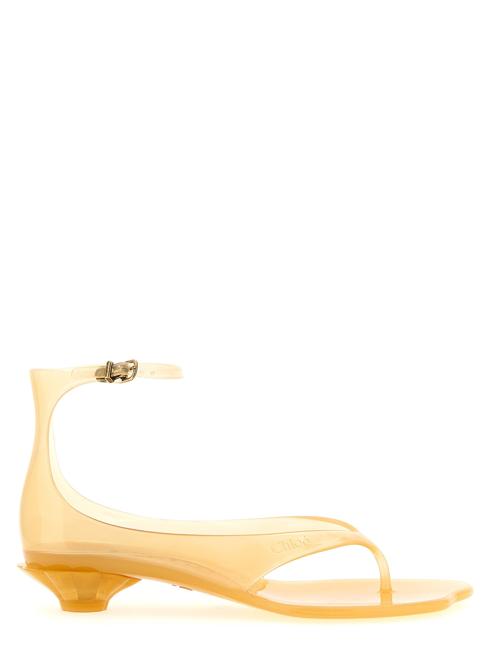 Chloé Bicolor Polyurethane Mid Heel Pumps