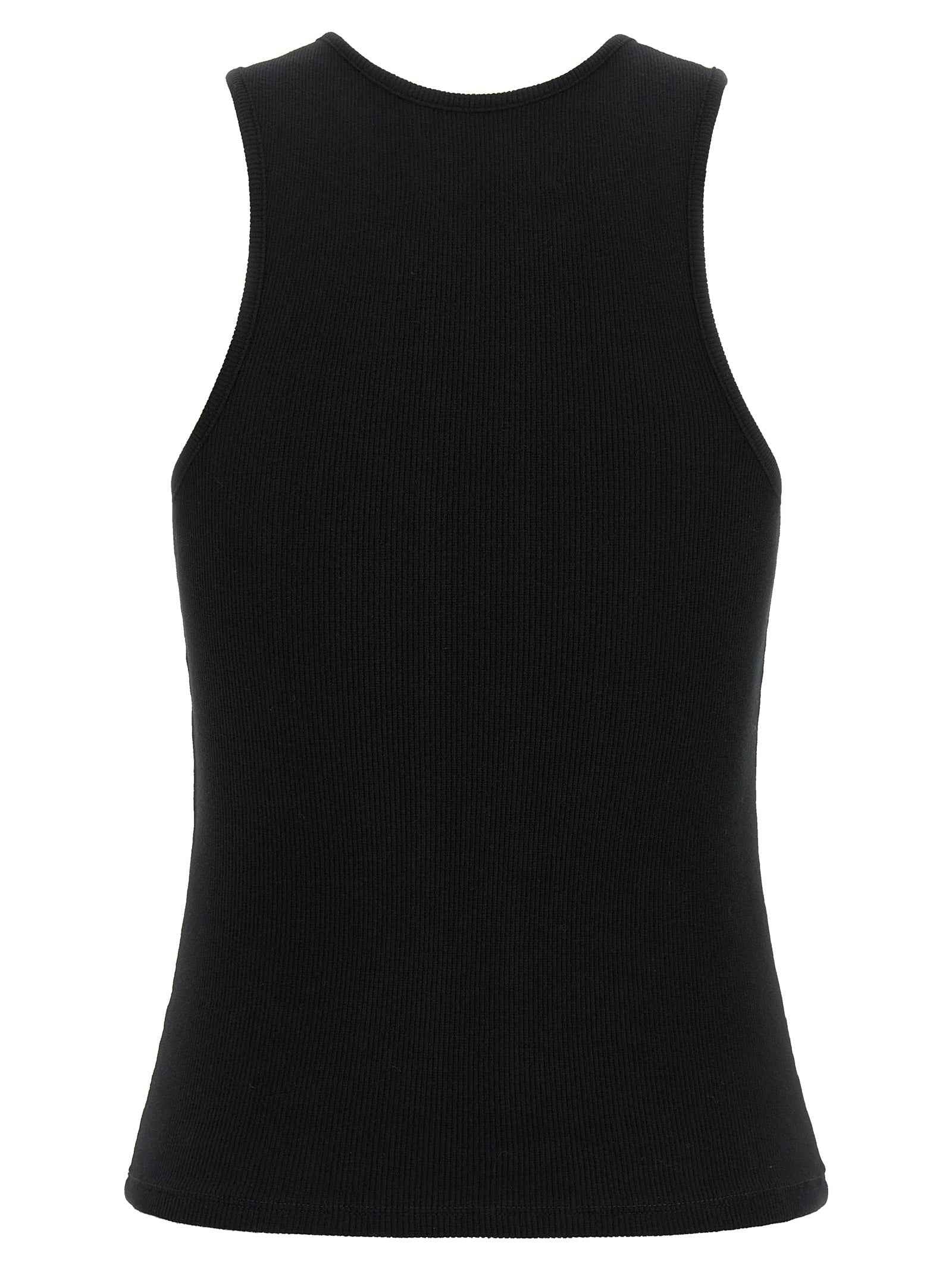 Vivienne Westwood Black Cotton Sleeveles T-Shirt