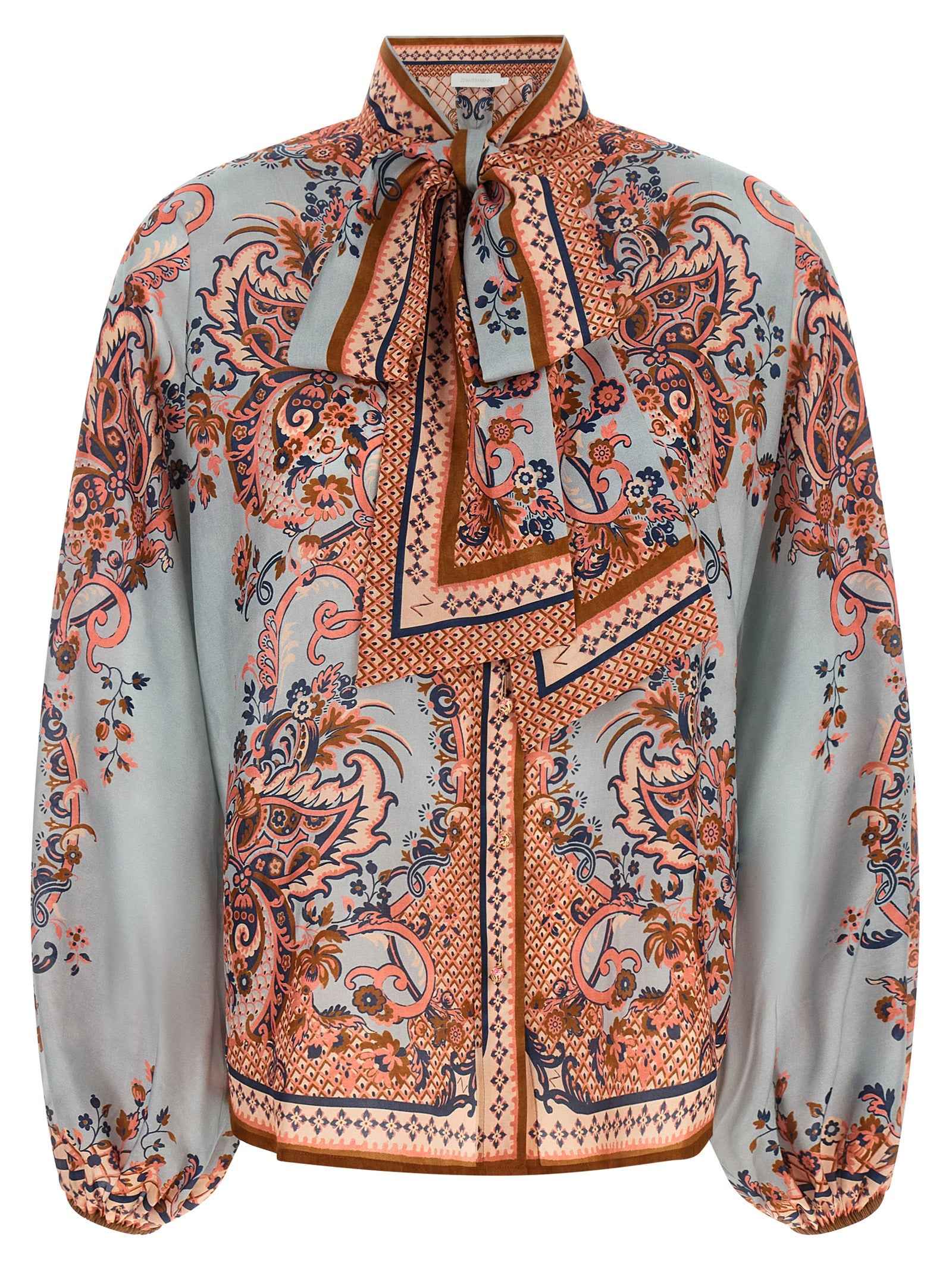 Zimmermann Multicolor Silk Blouse