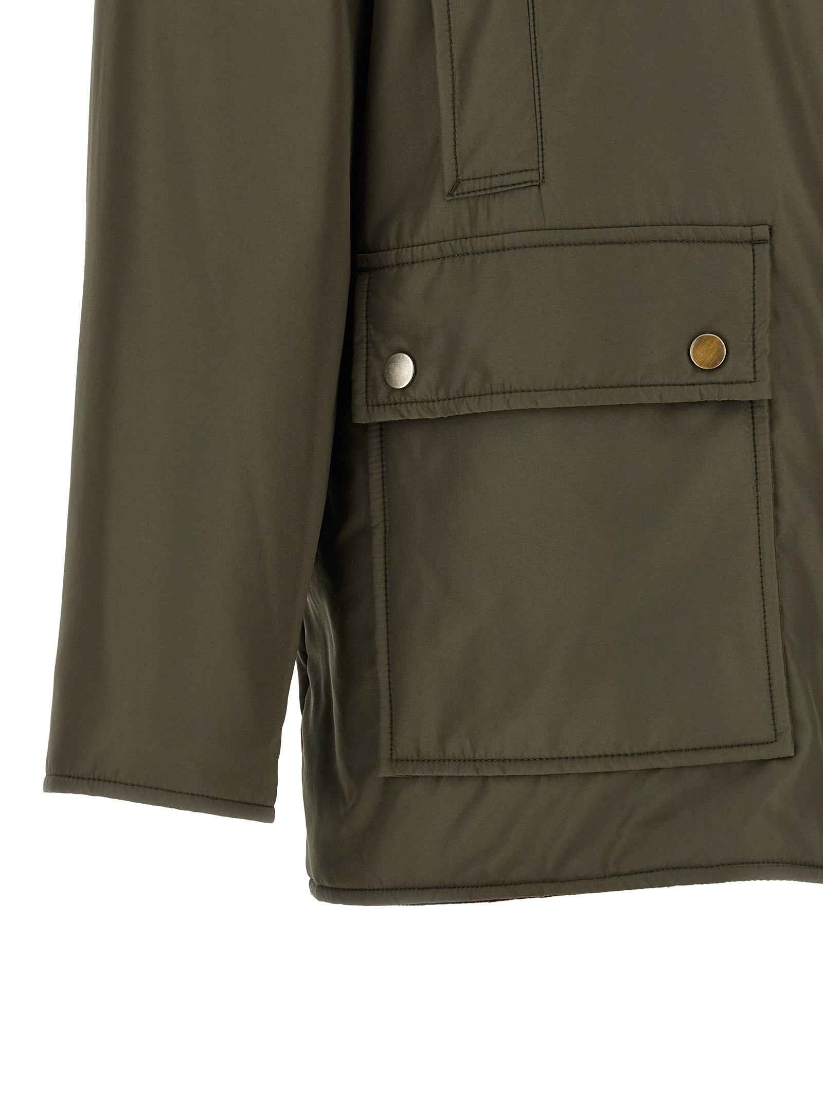 Maison Margiela Bicolor Polyester Parka