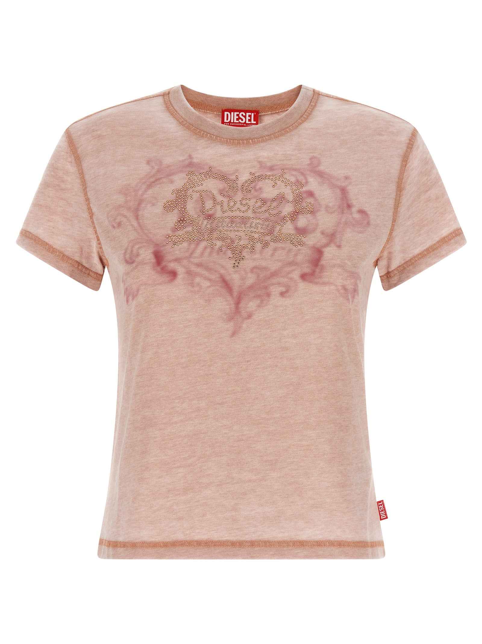 Diesel Multicolor Polyester T-Shirt