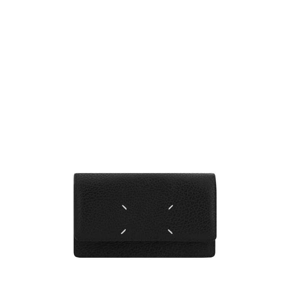 Maison Margiela Black Calf Leather Bos Taurus Wallet