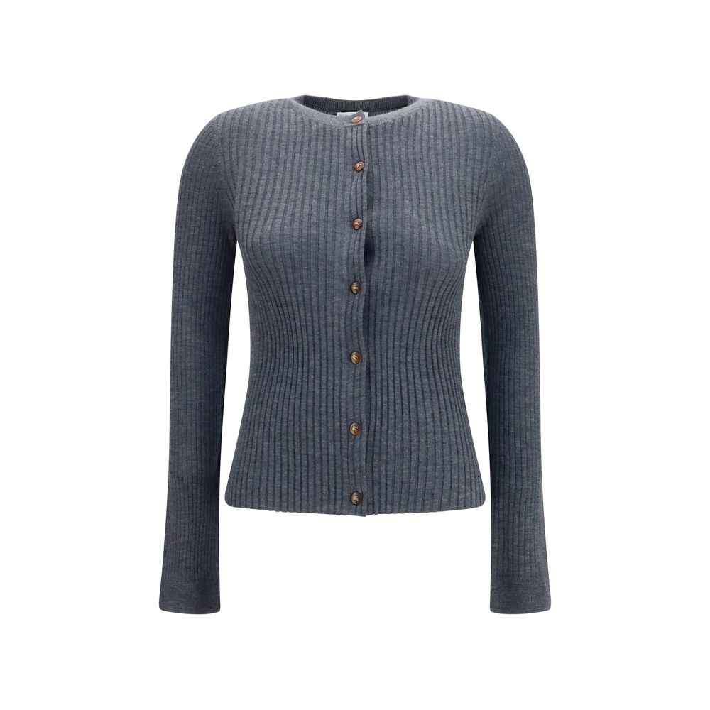 Burberry Gray Cashmere Cardigan
