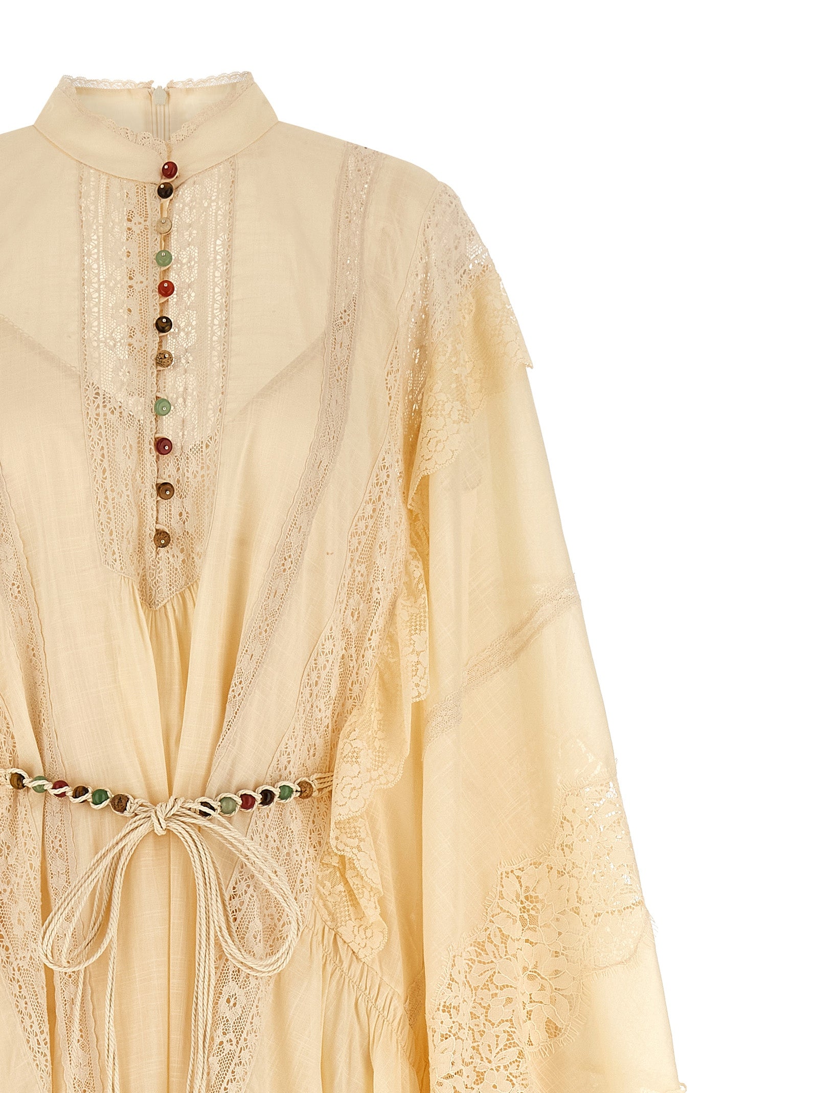 Zimmermann Beige Cotton Midi Dress
