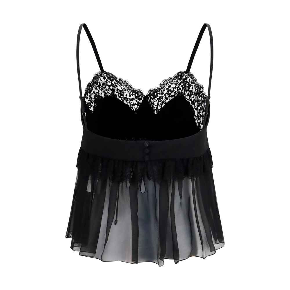 Chloé Black Silk Blouse