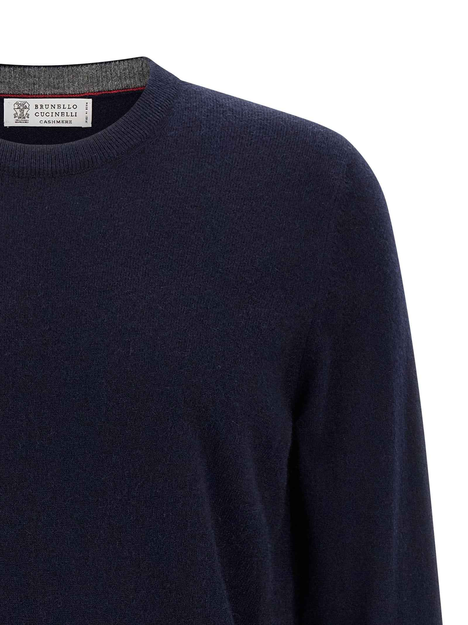Brunello Cucinelli Blue Cashmere Cardigan