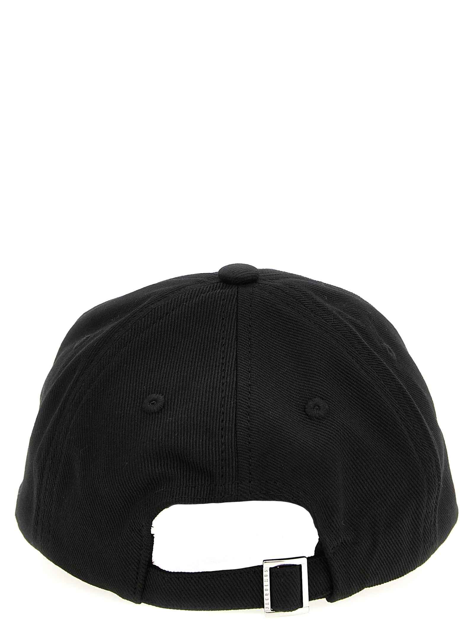 Jacquemus Black Cotton Cap (Baseball Hat)