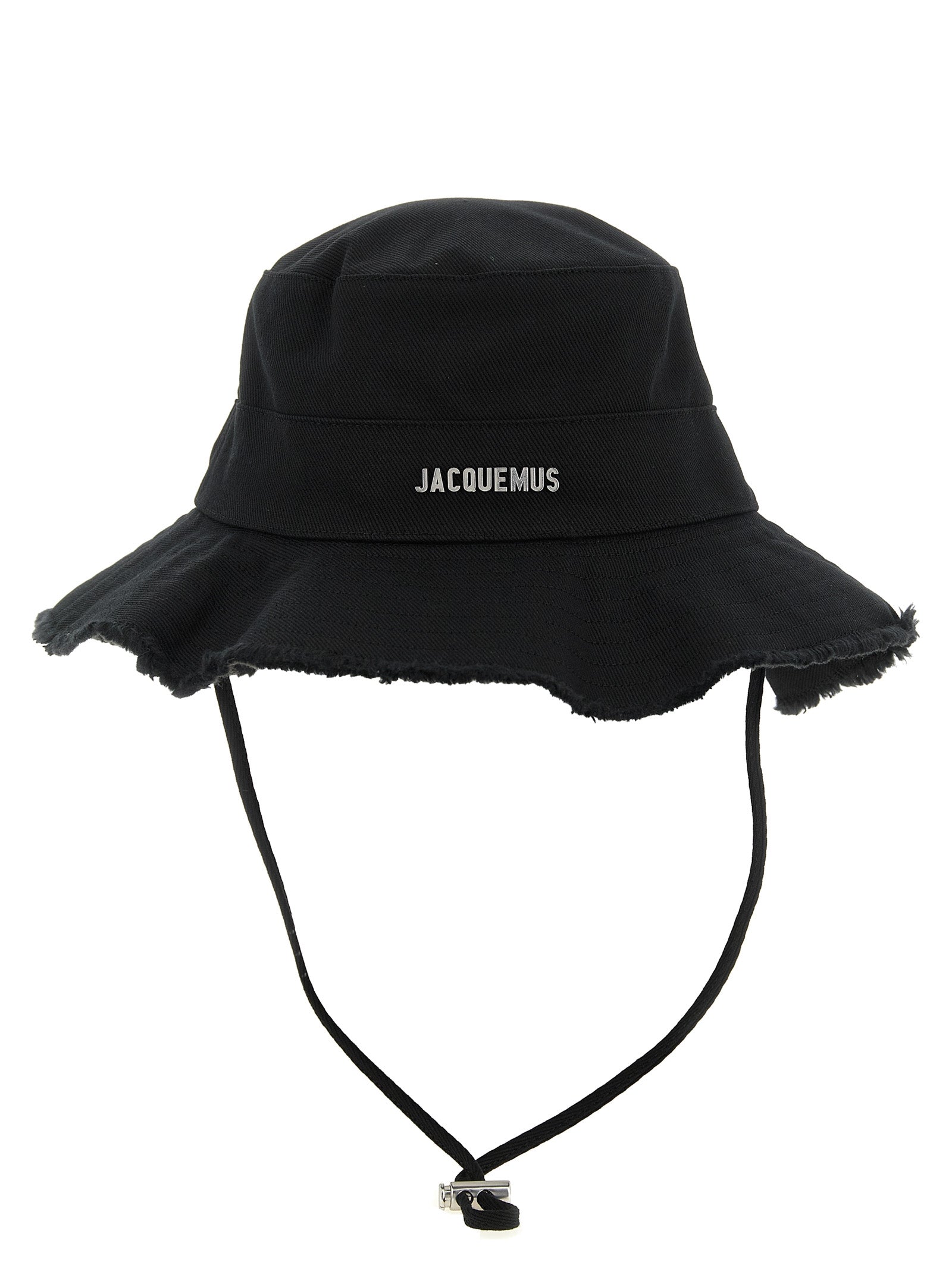Jacquemus Black Cotton Bucket Hat
