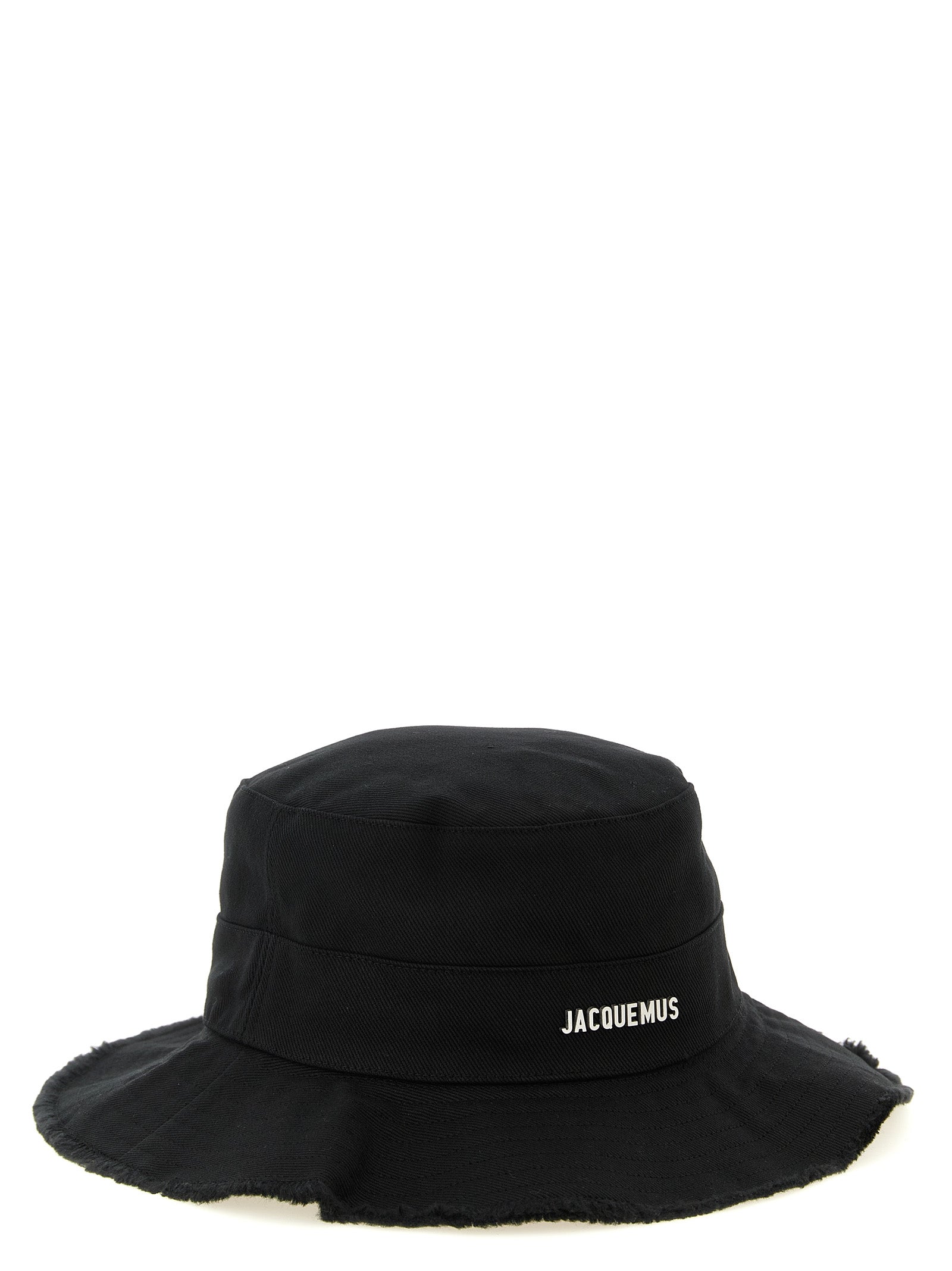 Jacquemus Black Cotton Bucket Hat