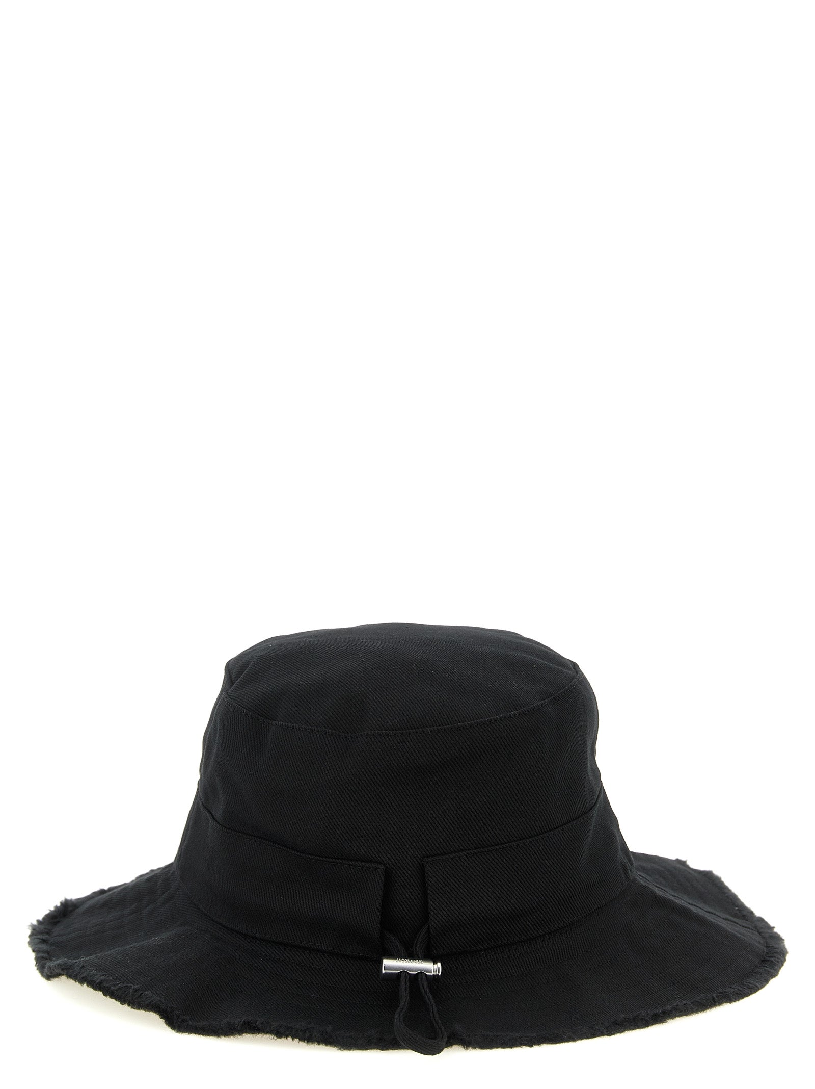 Jacquemus Black Cotton Bucket Hat