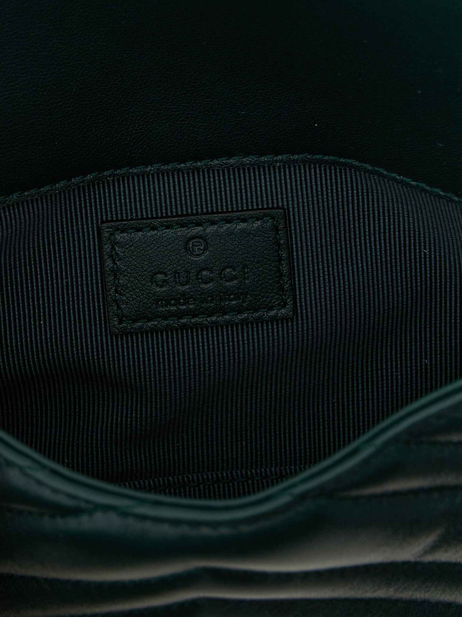 Gucci Bicolor Lamb Leather Shoulder Bag