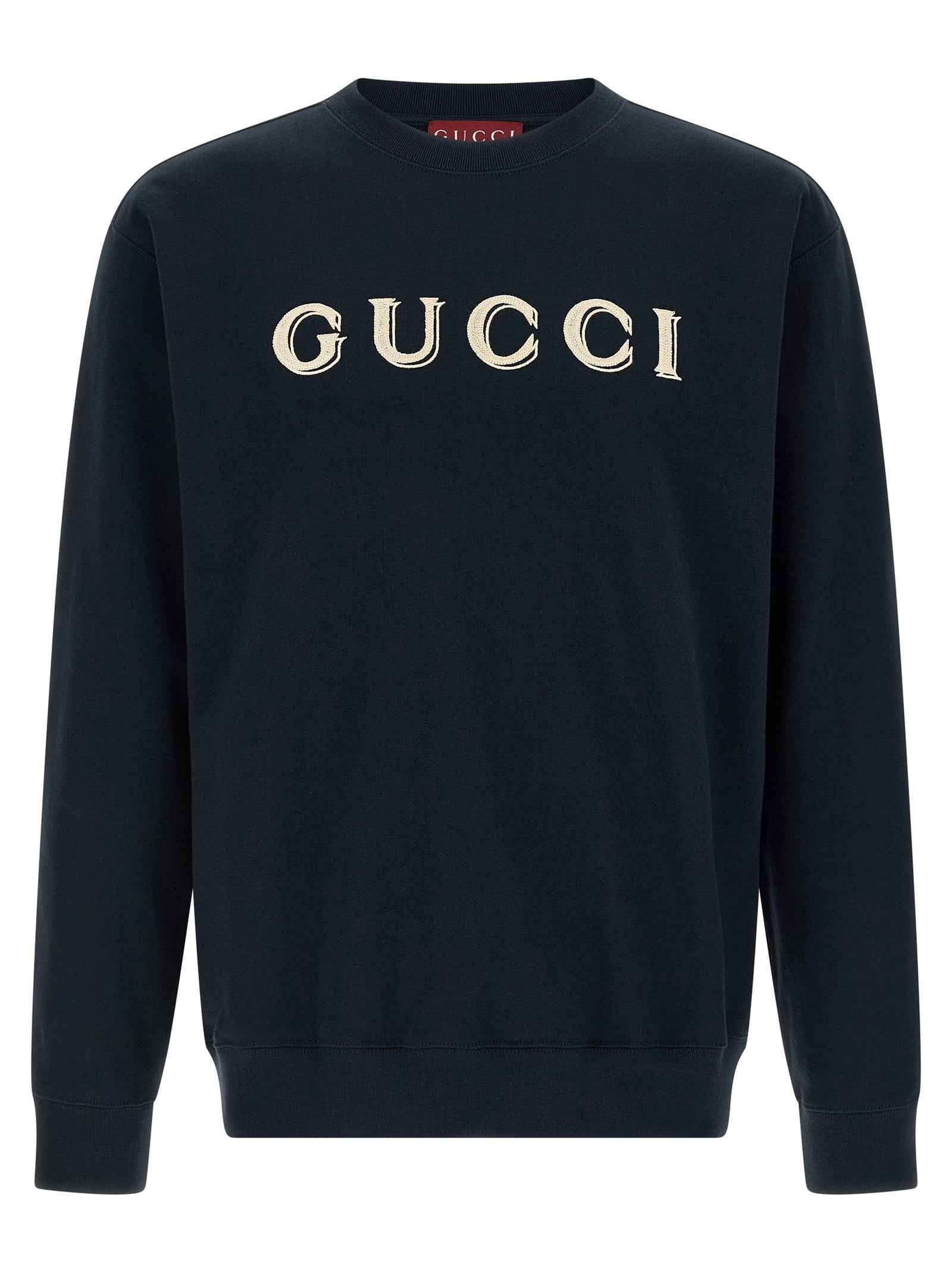 Gucci Blue Cotton Sweatshirt