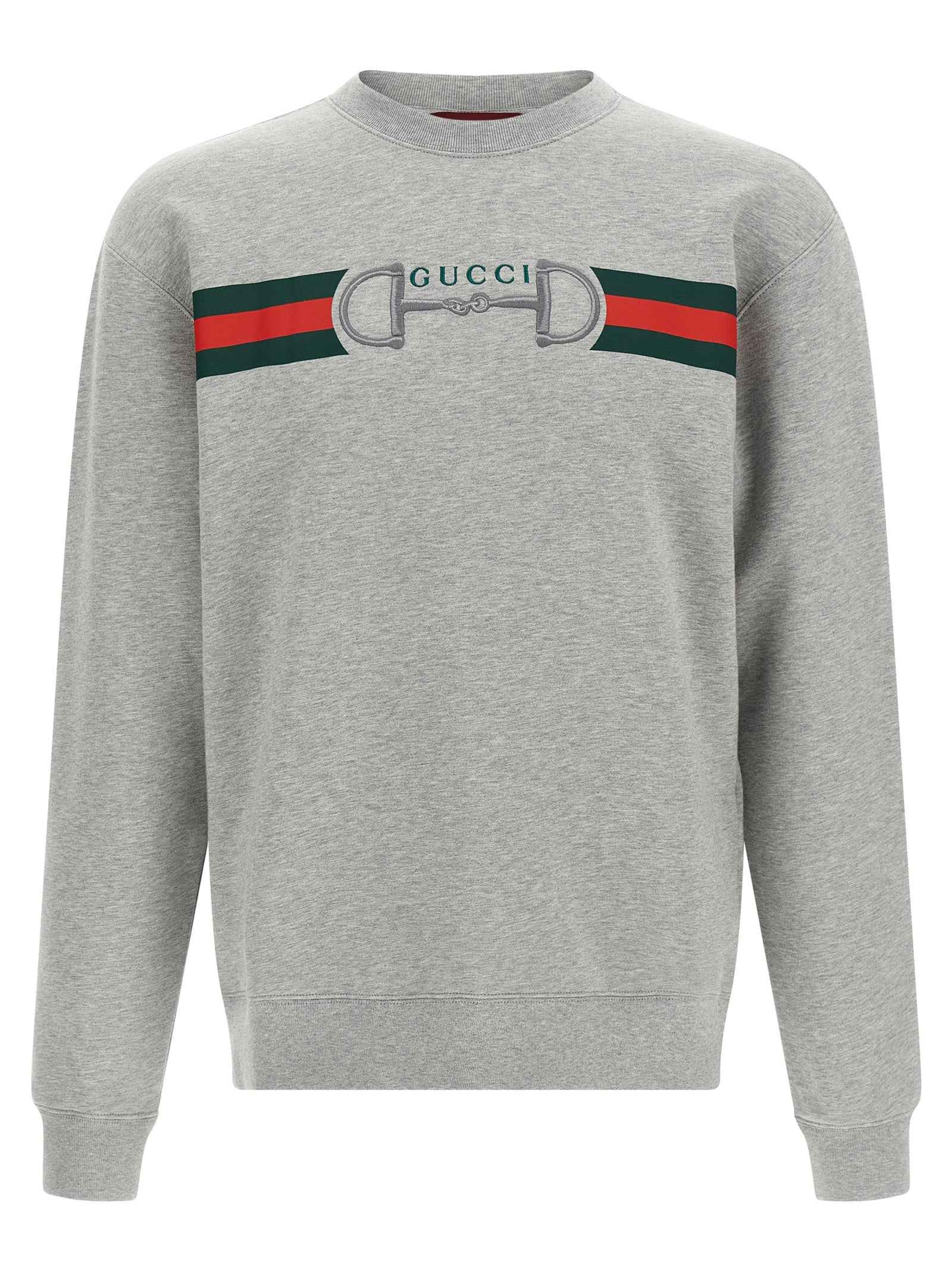 Gucci Gray Cotton Sweatshirt
