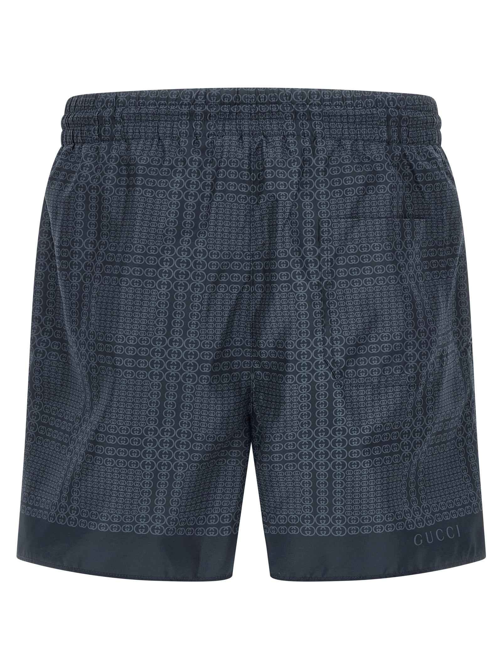 Gucci Blue Polyester Swim Shorts