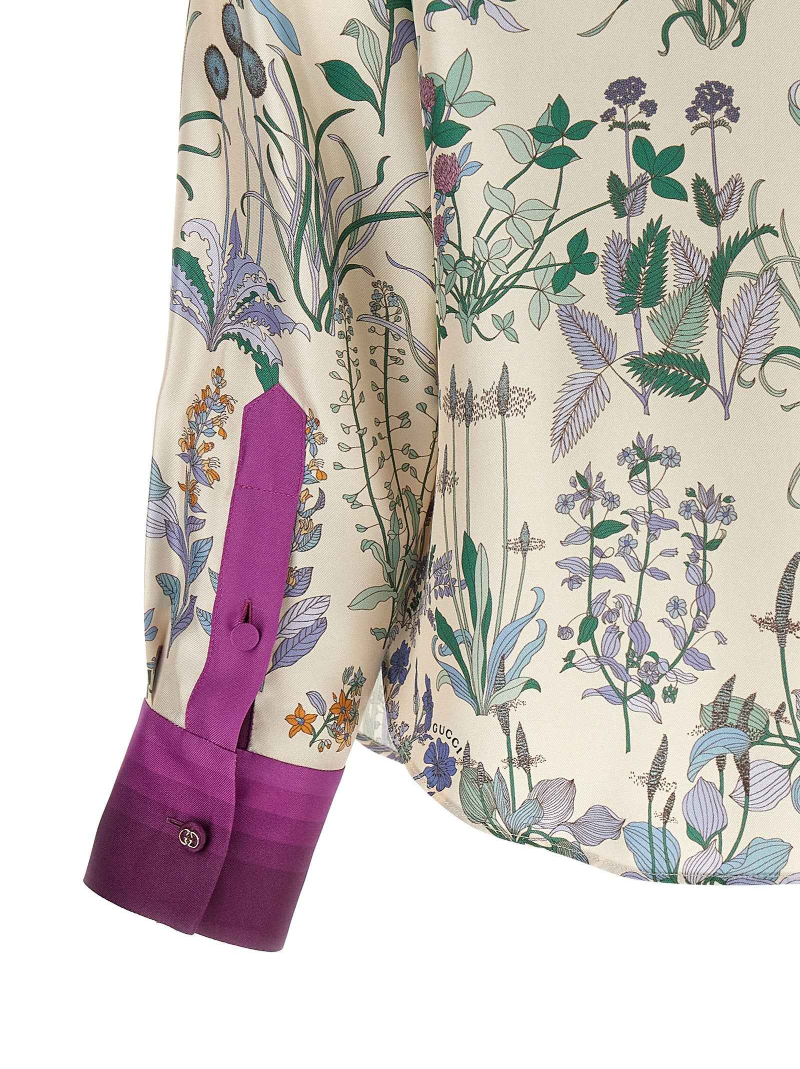 Gucci Multicolor Silk Blouse