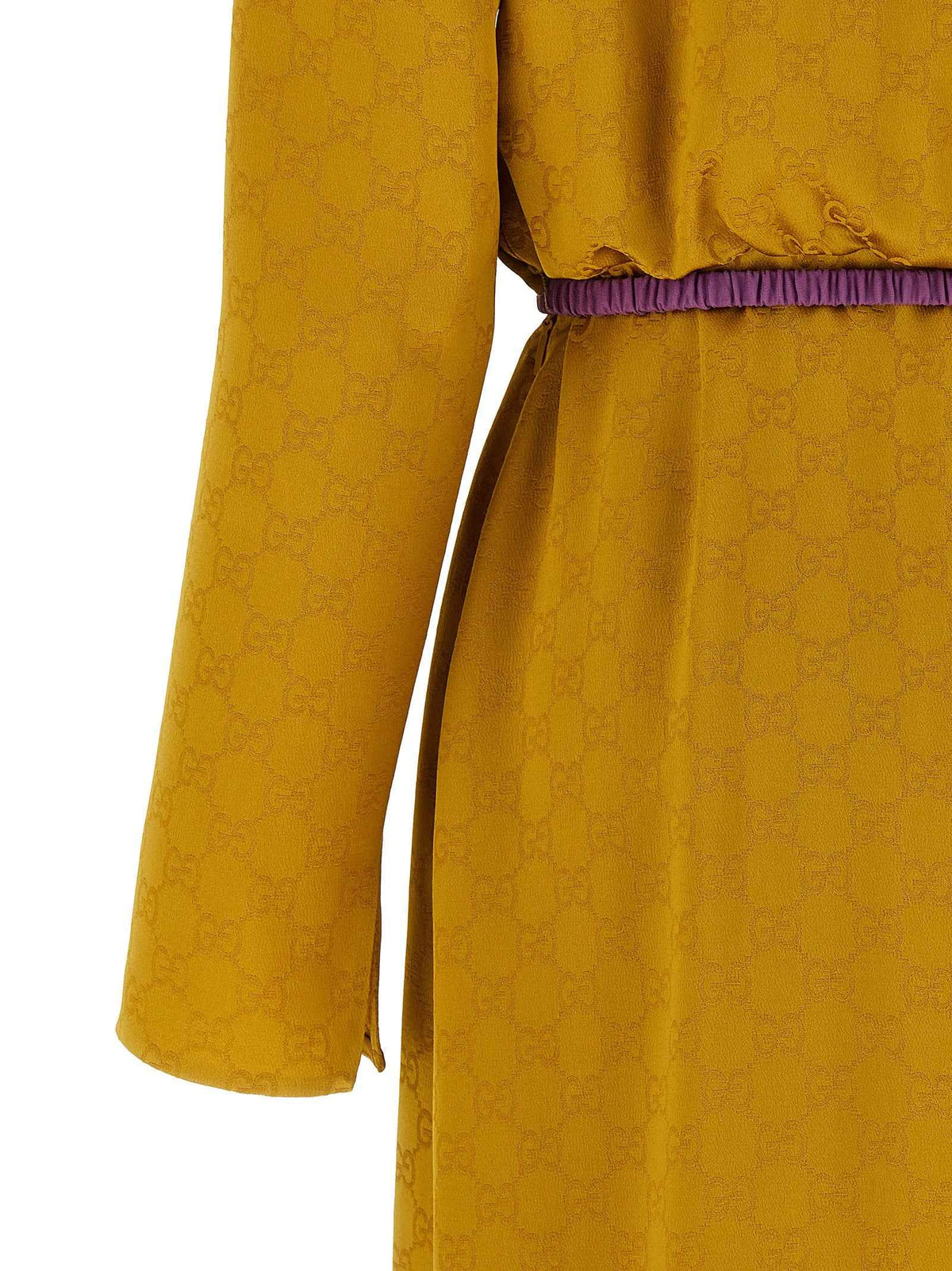 Gucci Bicolor Viscose Midi Dress